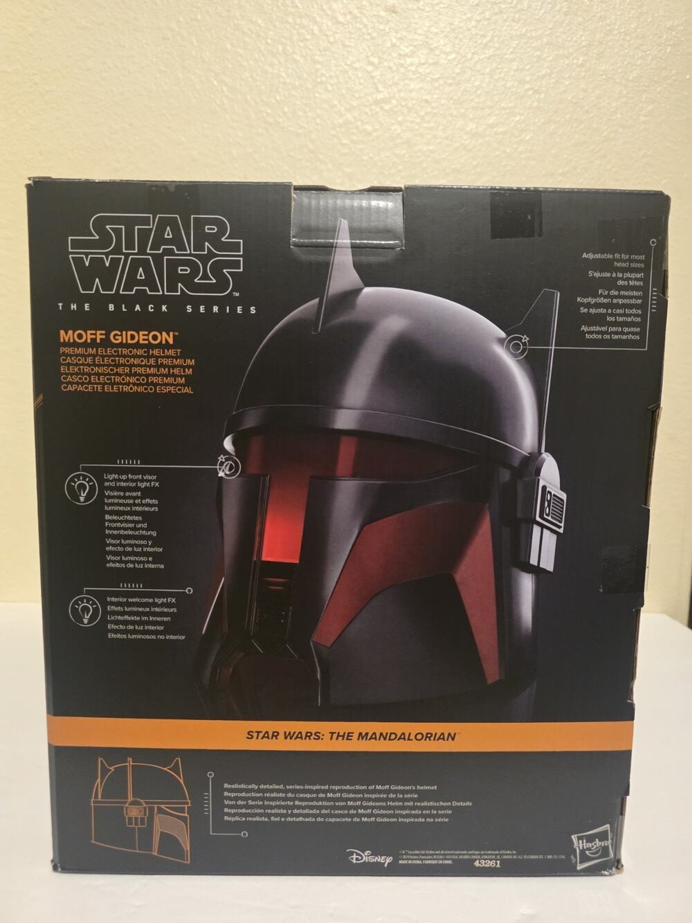 Star Wars Black Series Moff Gideon Premium Electronic Helmet Mandalorian Hasbro